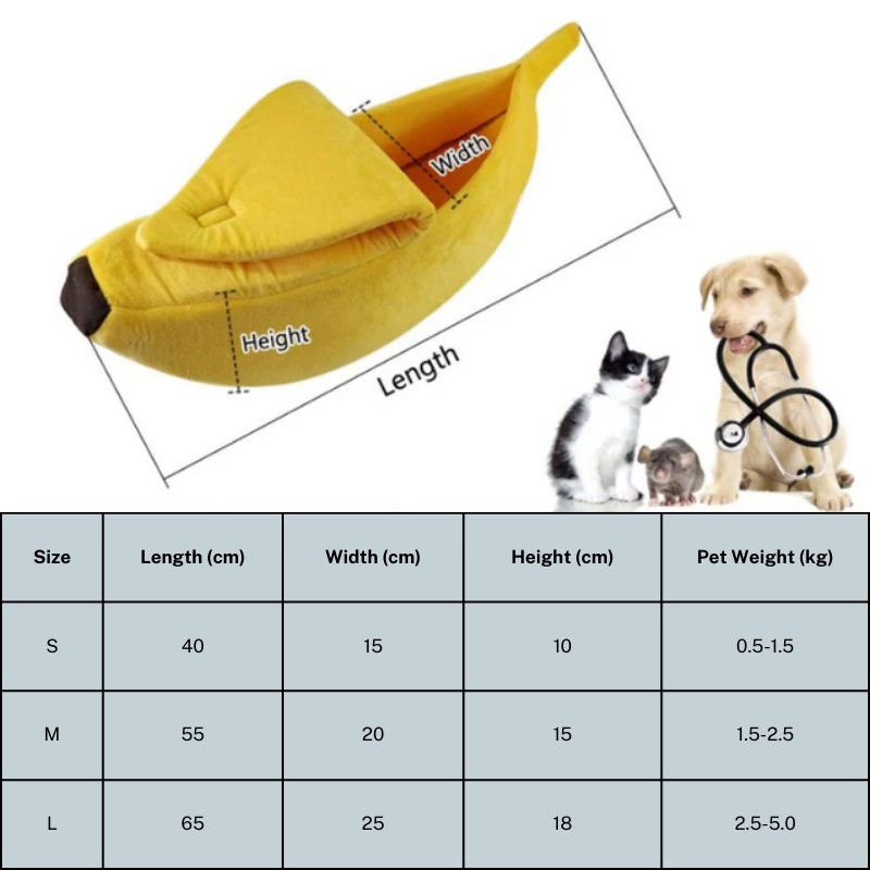 Knusse Bananen Huisdierbed™