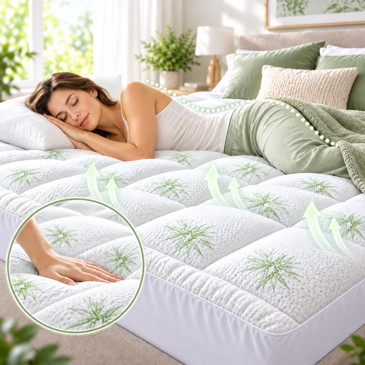 BambooEase Matrastopper
