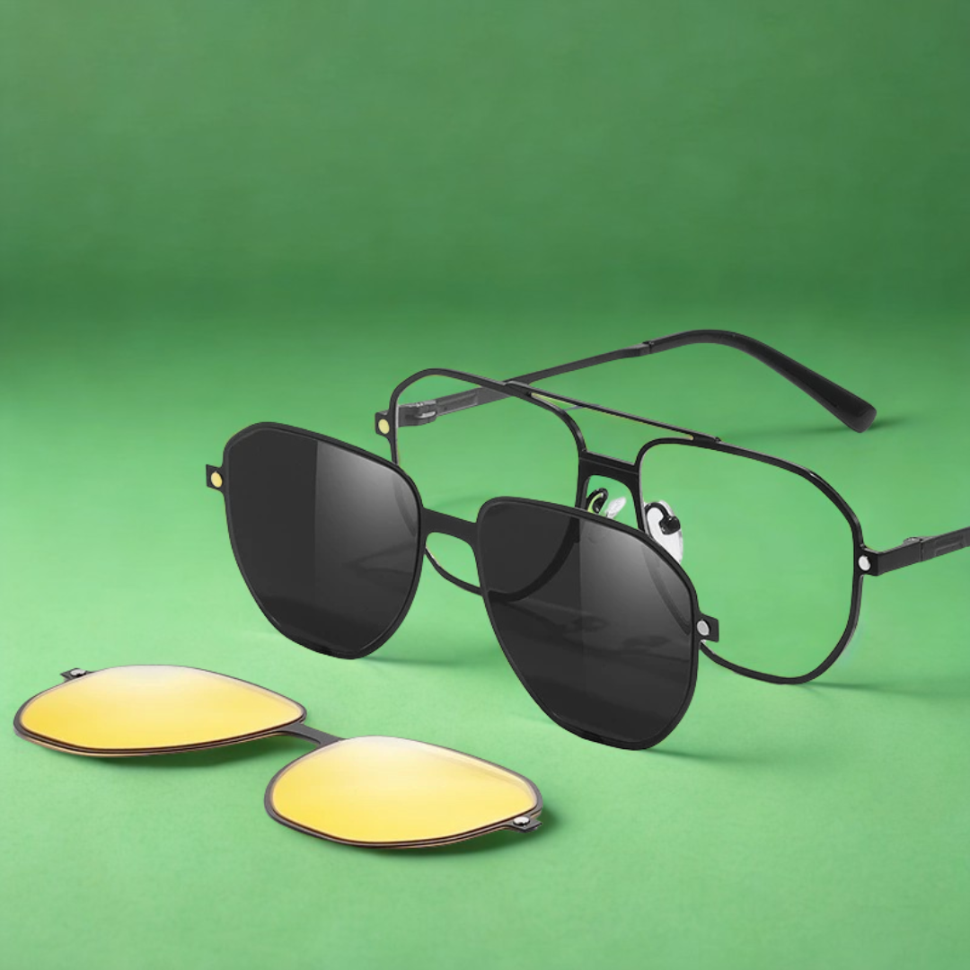 3-in-1 Magnetische Opzetbril