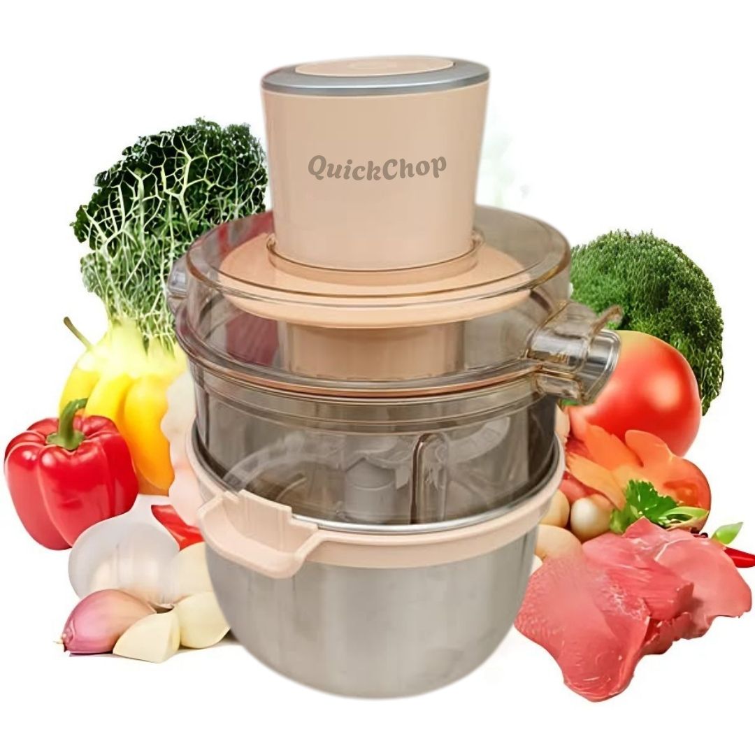 QuickChop™ | Roestvrijstalen Keukenmachine
