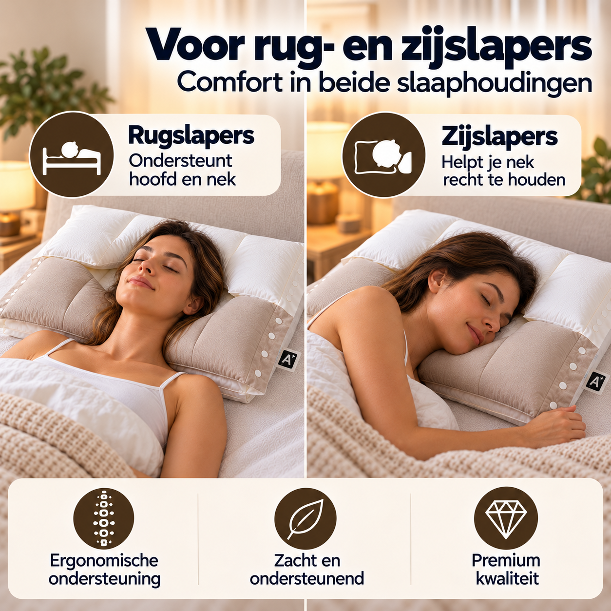 3- Zone Relax Neksteunkussen