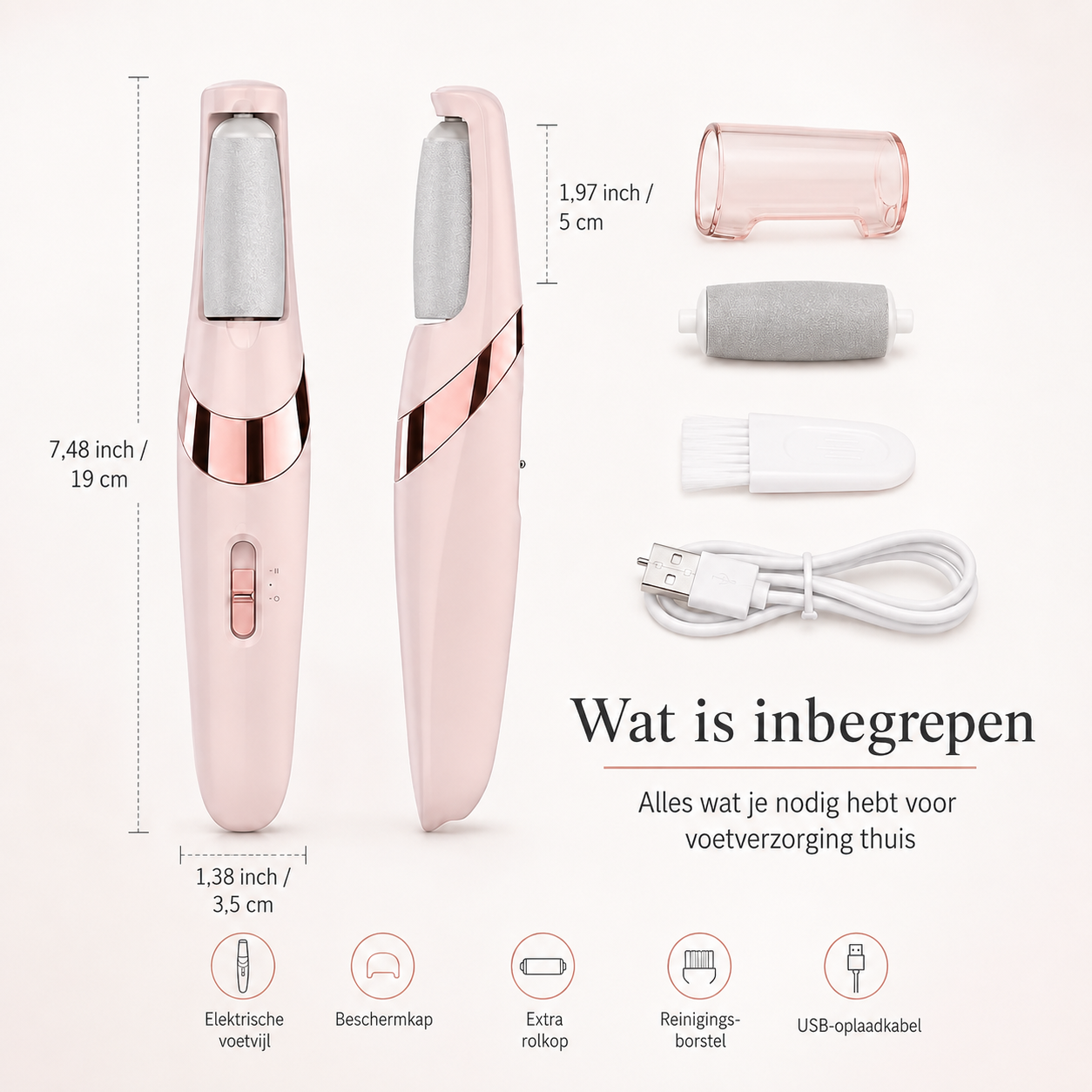 SilkStep™ Elektrische Voetvijl