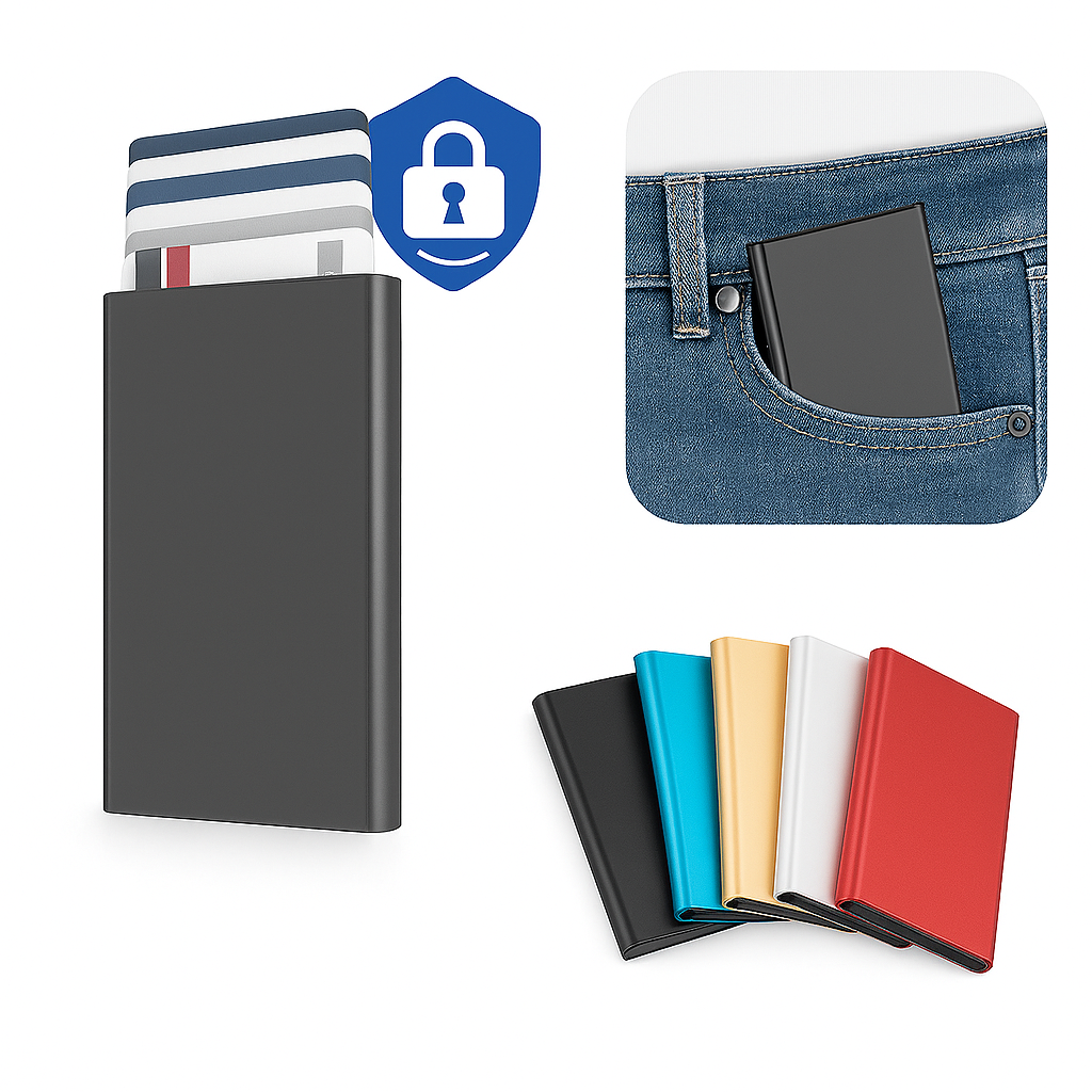 CardGuard™ Minimalistische RFID Kaarthouder Portemonnee