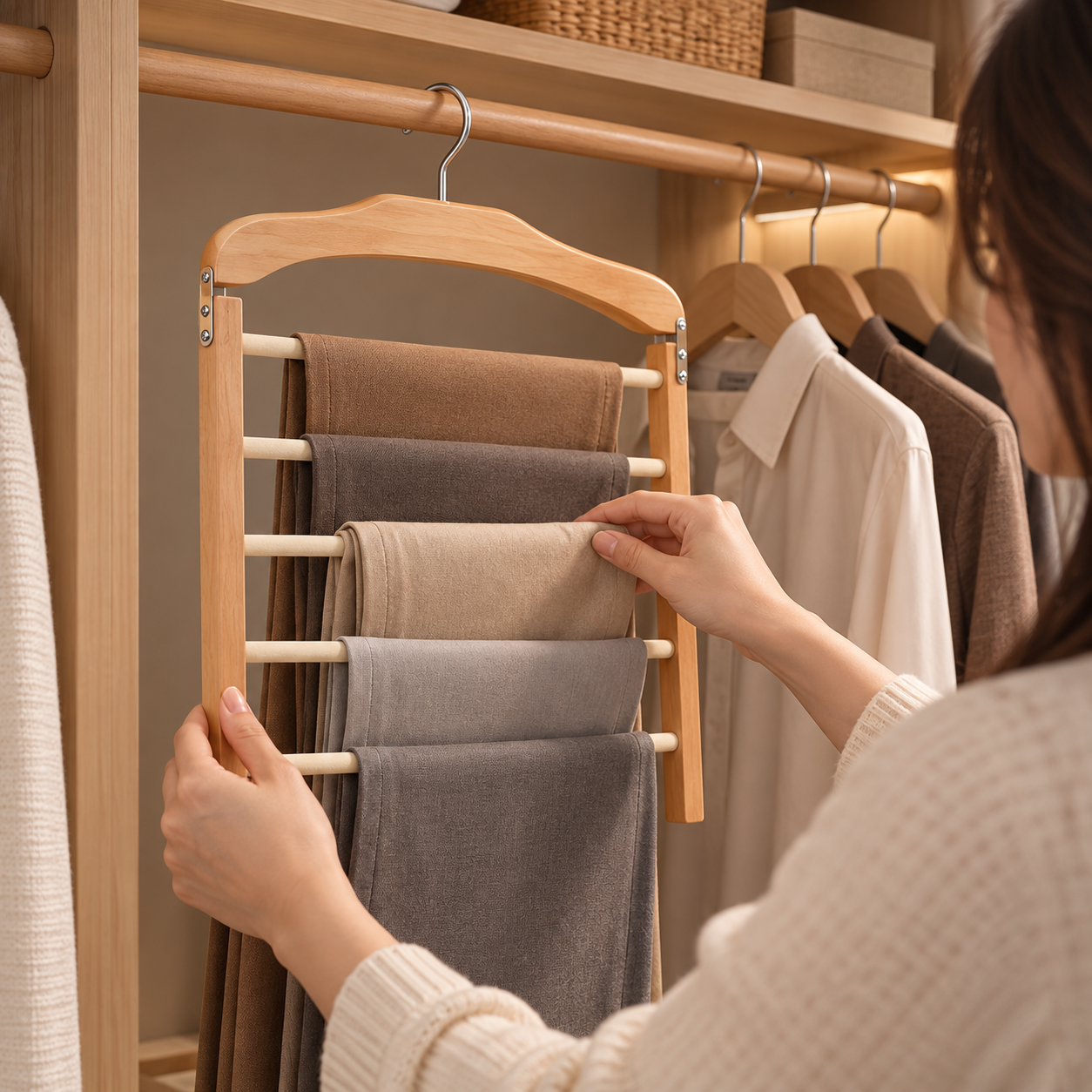 WardrobeFlow™ Broekhanger met meerdere stangen