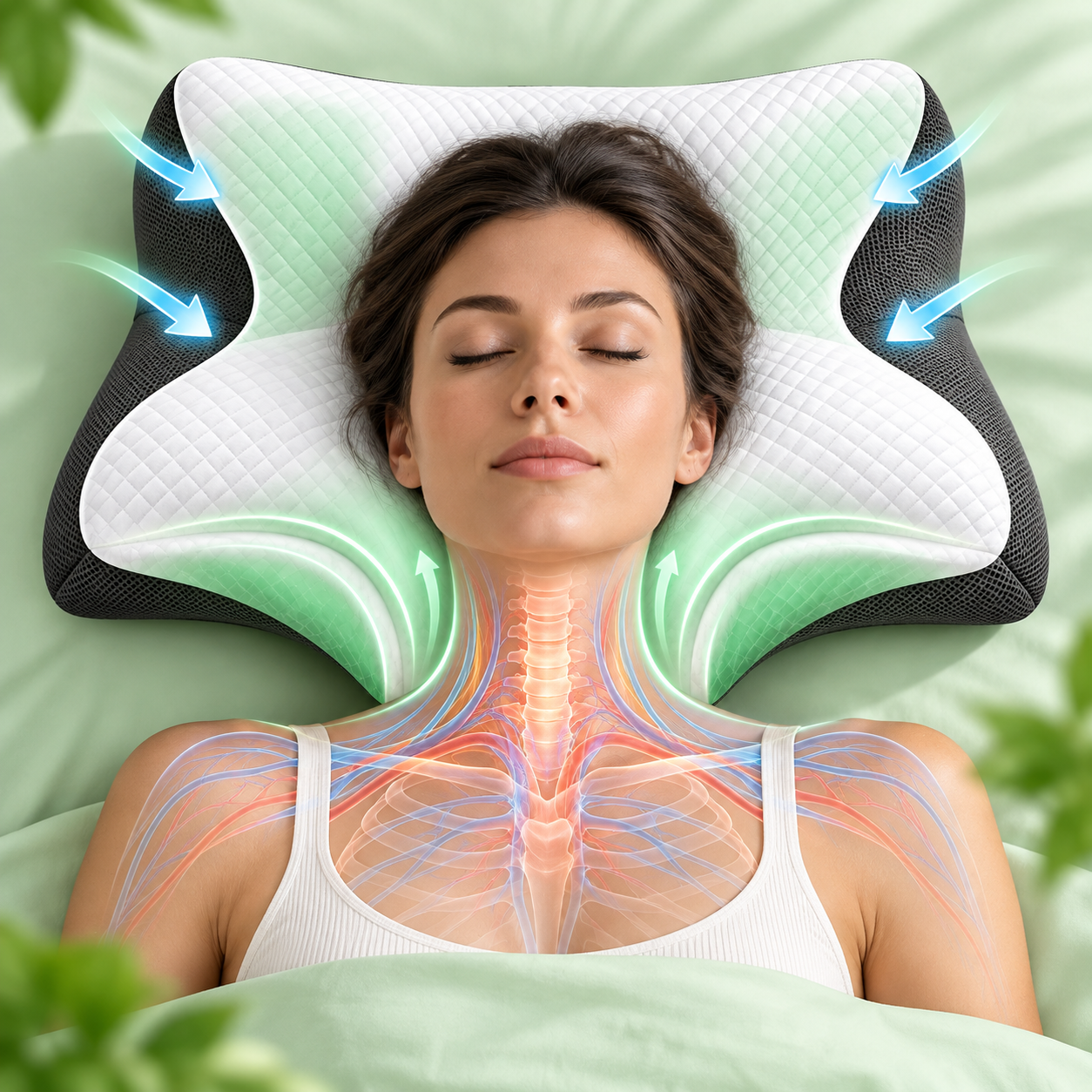 ContourNest™ cervicaal kussen