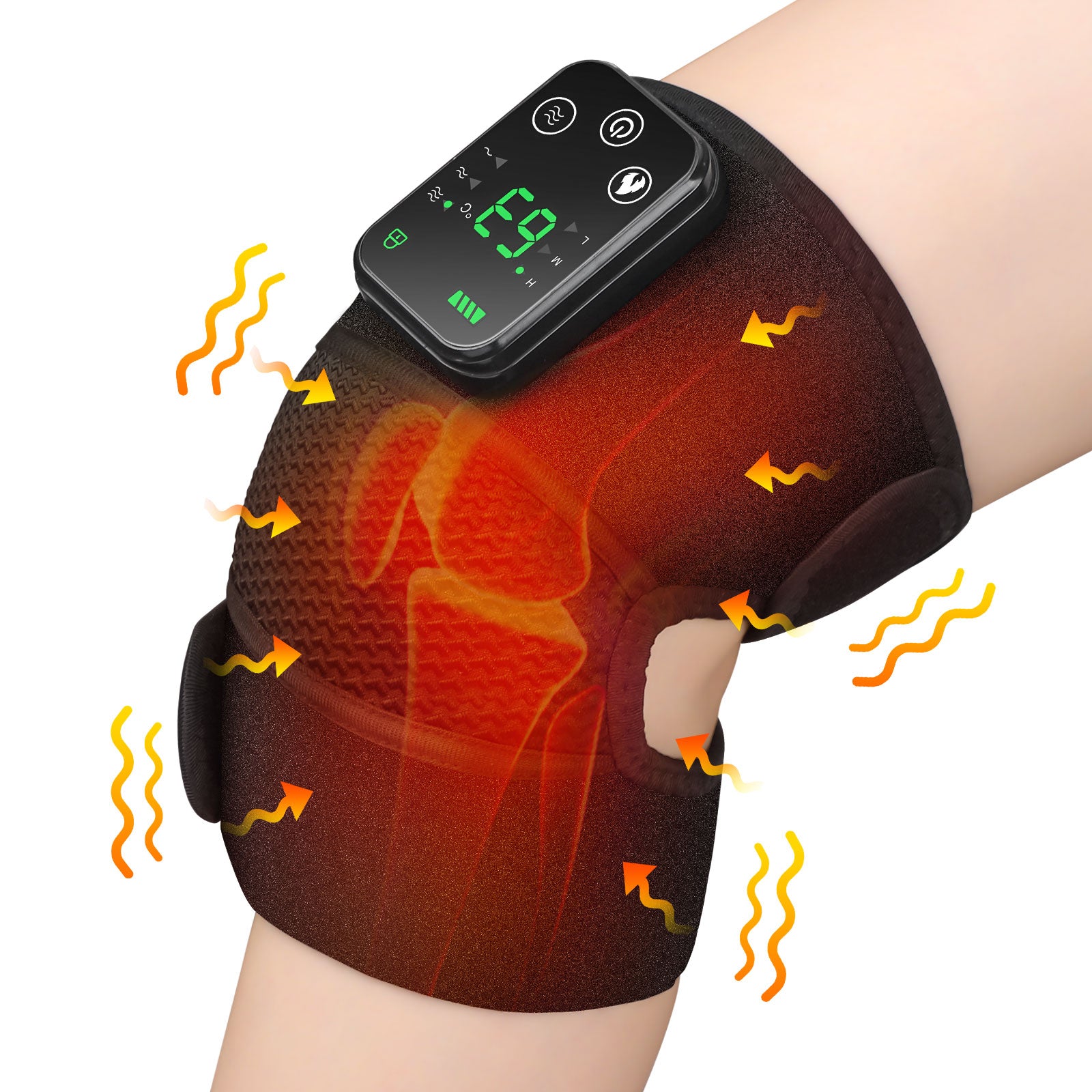 JointRelief™ 3-in-1 Verwarmde Knie-Massager