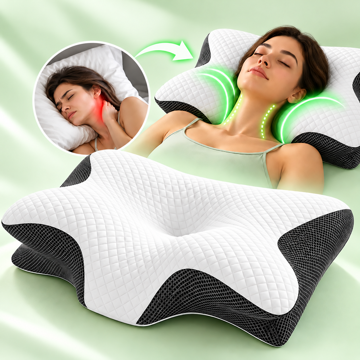 ContourNest™ cervicaal kussen