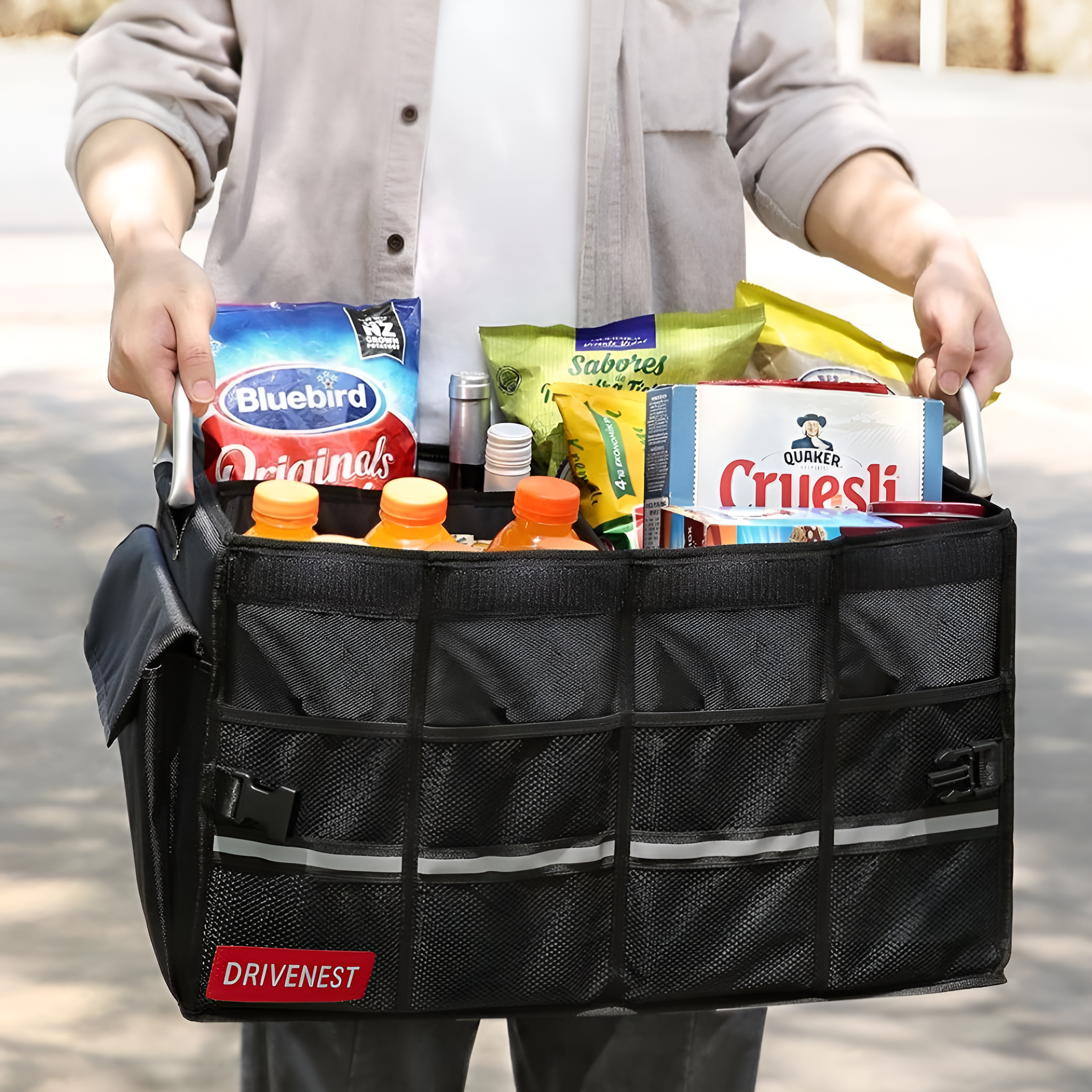DriveNest™ | Opvouwbare Autokofferbak Organizer