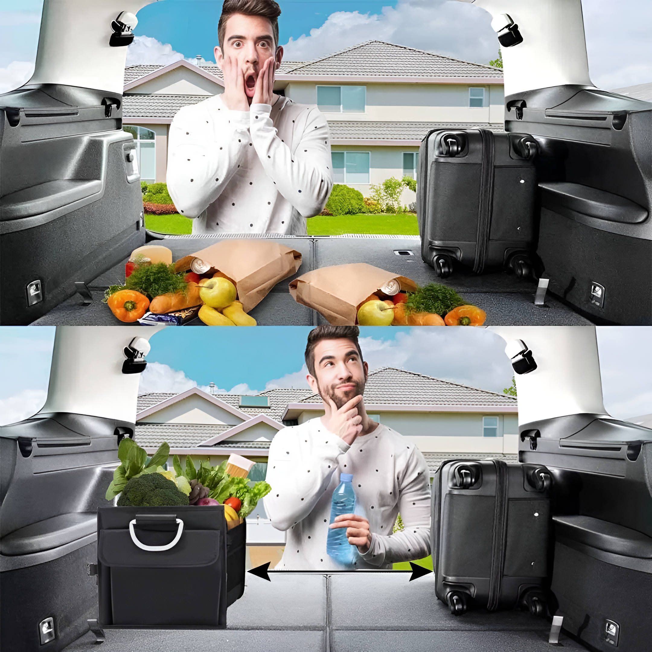 DriveNest™ | Opvouwbare Autokofferbak Organizer