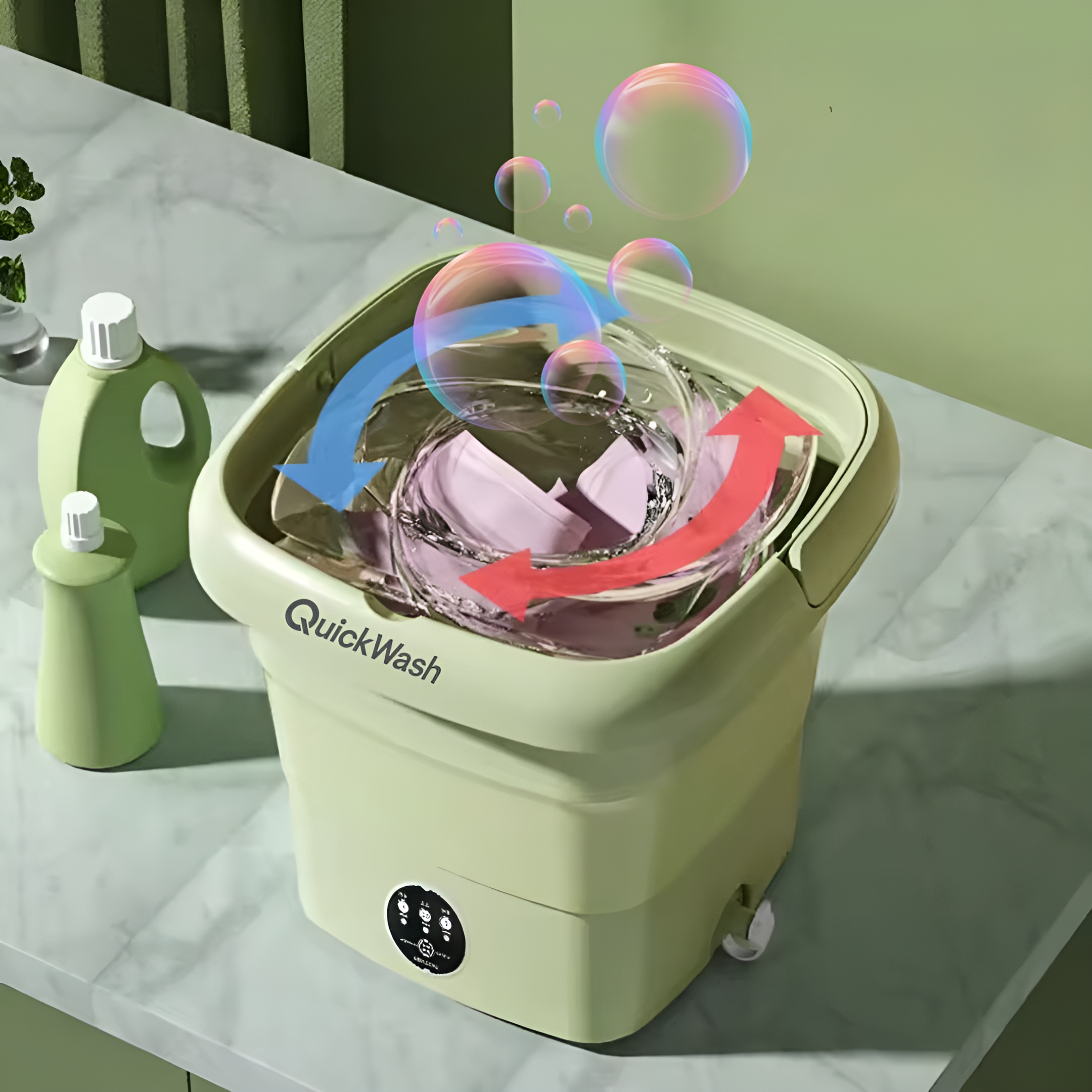 QuickWash™ | Vouwbare Wasmachine