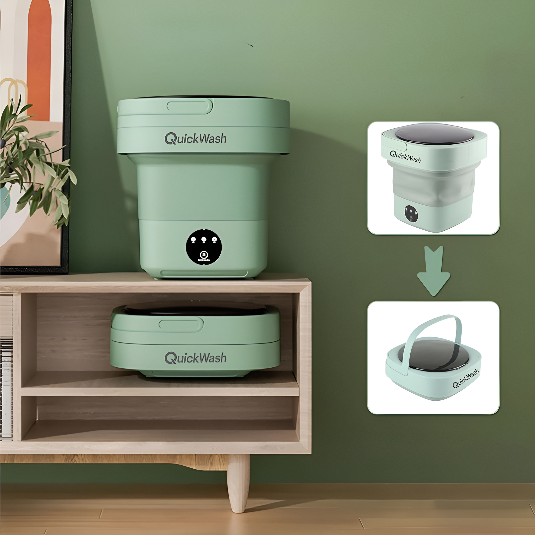 QuickWash™ | Vouwbare Wasmachine