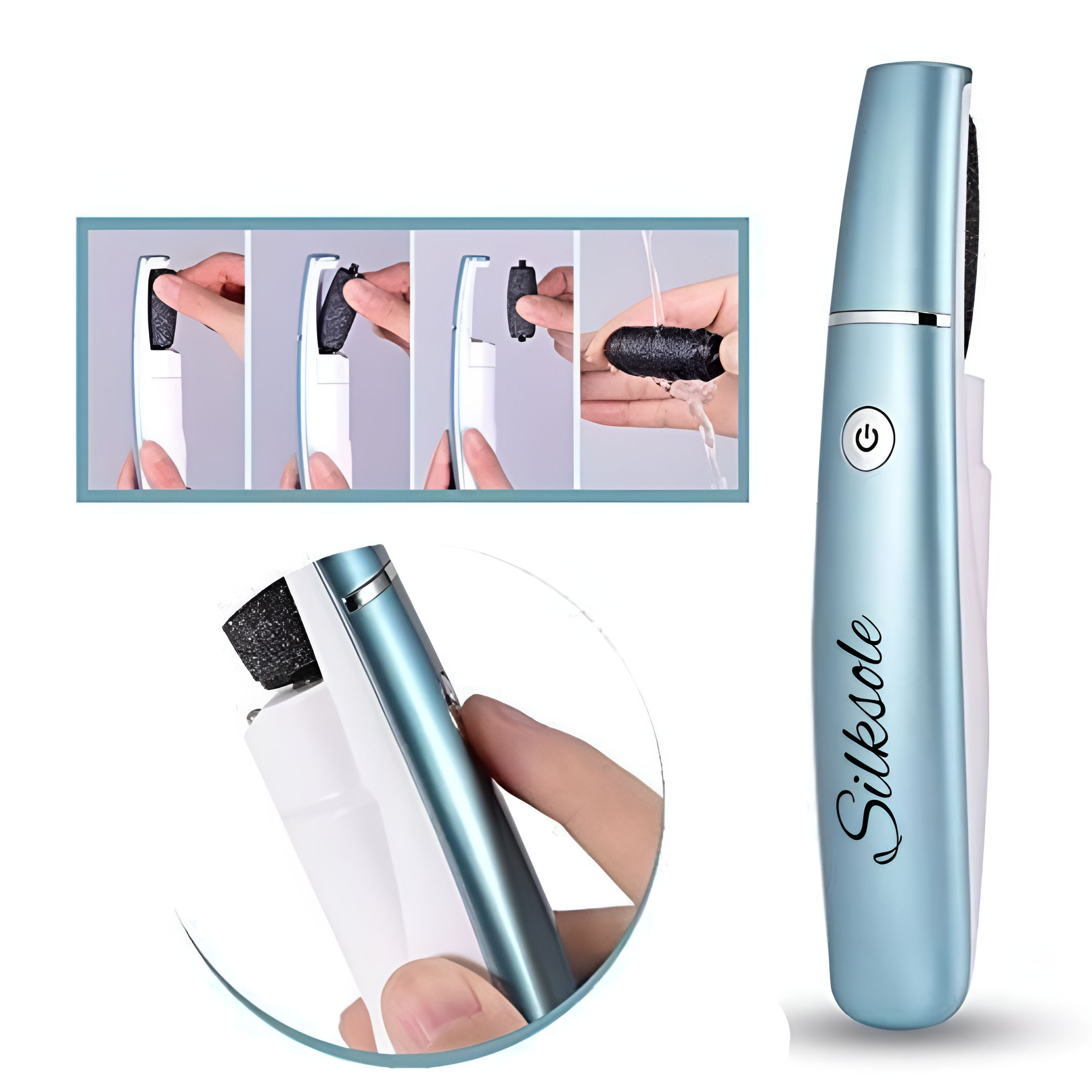 SilkSole™ | Elektrische Eeltverwijderaar 1 + 1 GRATIS