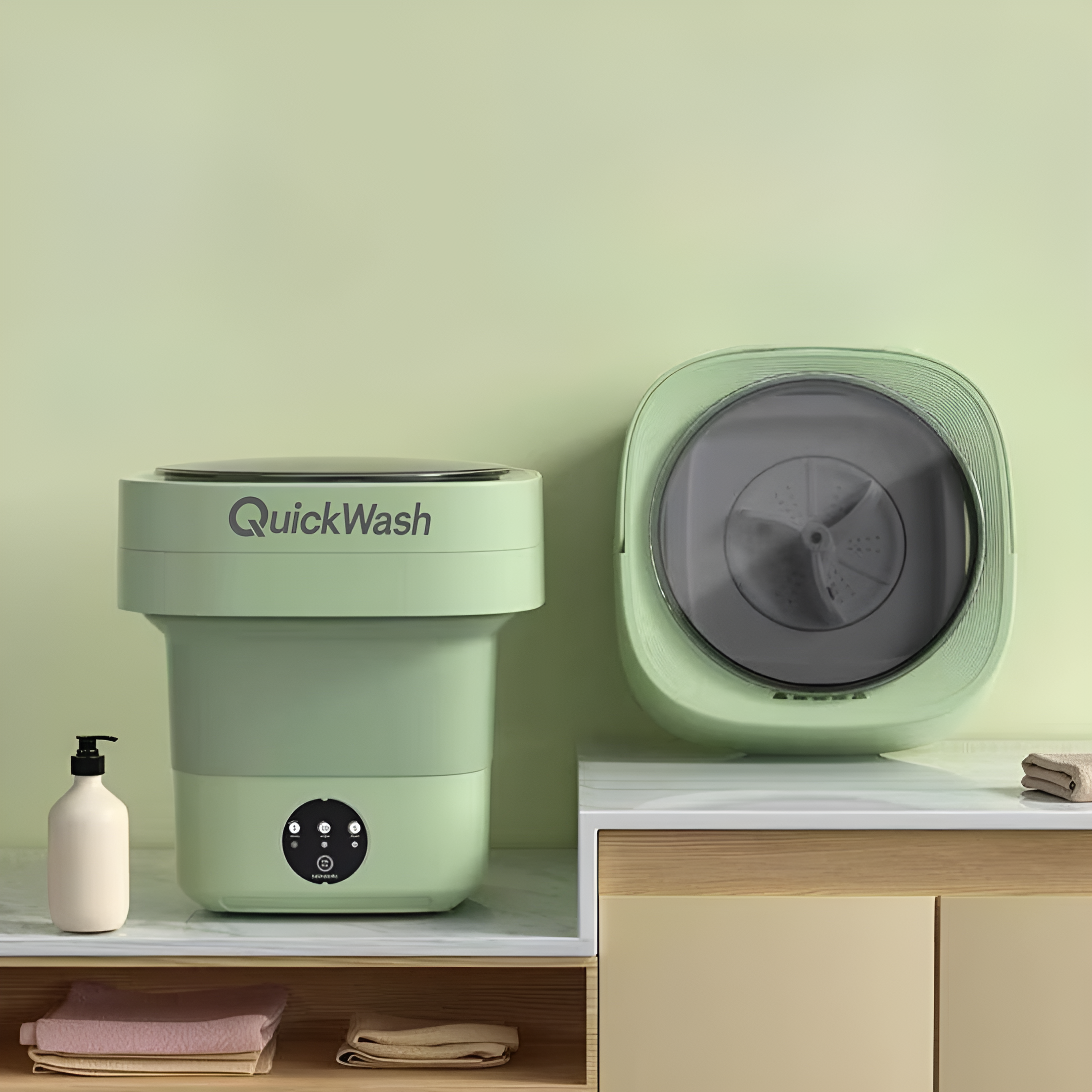 QuickWash™ | Vouwbare Wasmachine