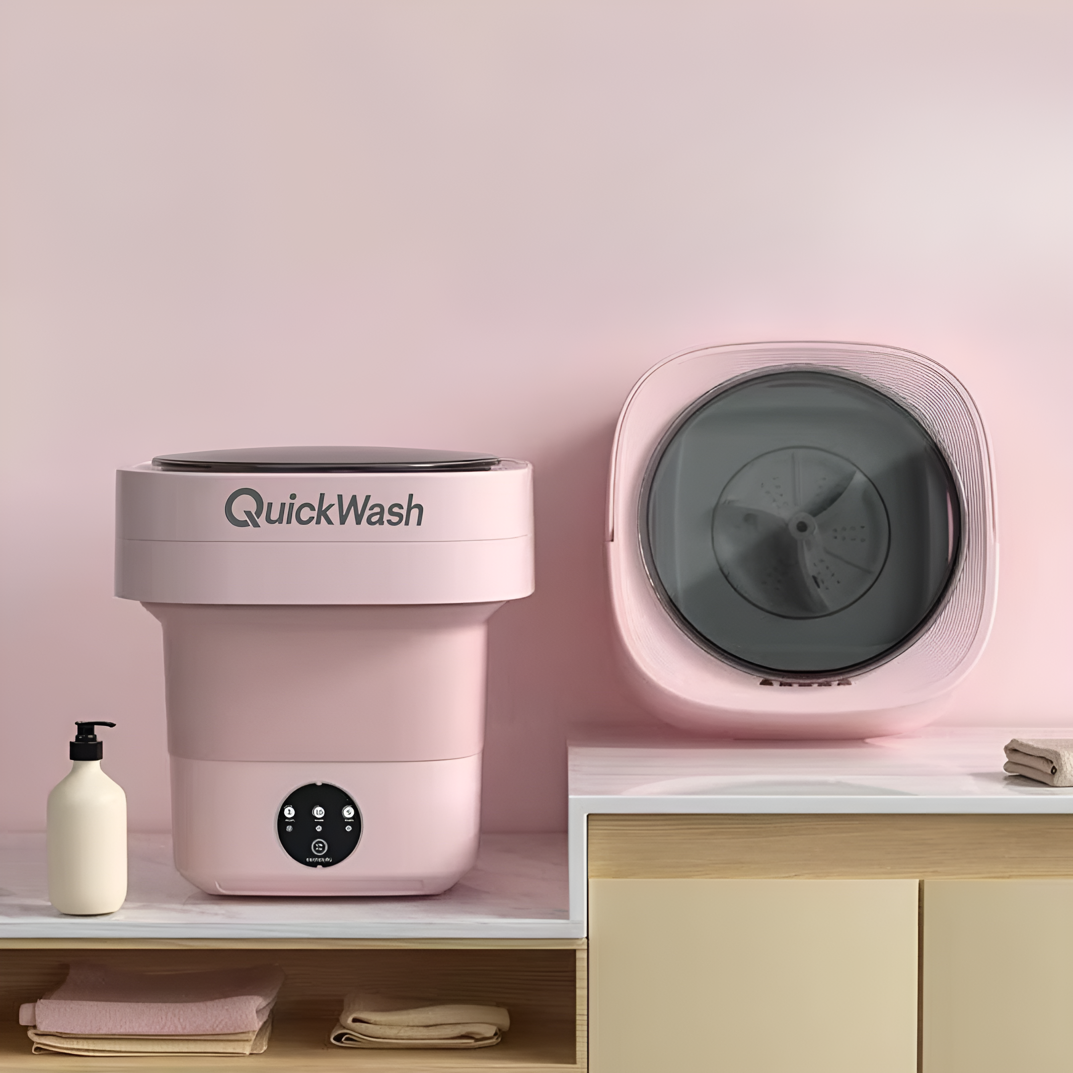 QuickWash™ | Vouwbare Wasmachine