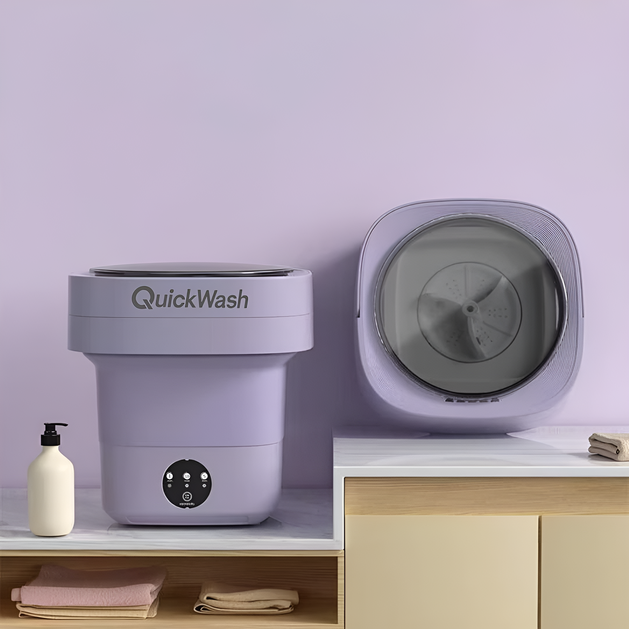 QuickWash™ | Vouwbare Wasmachine